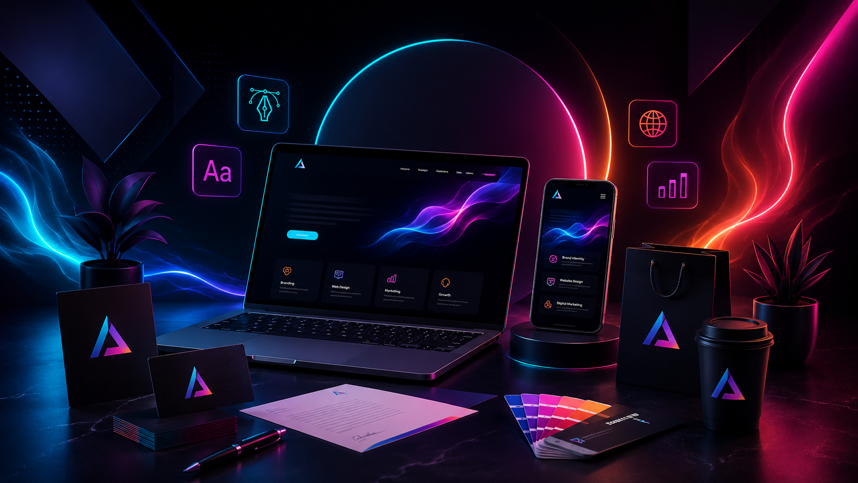 Aqua Creative Studio pricing for design branding and website packages