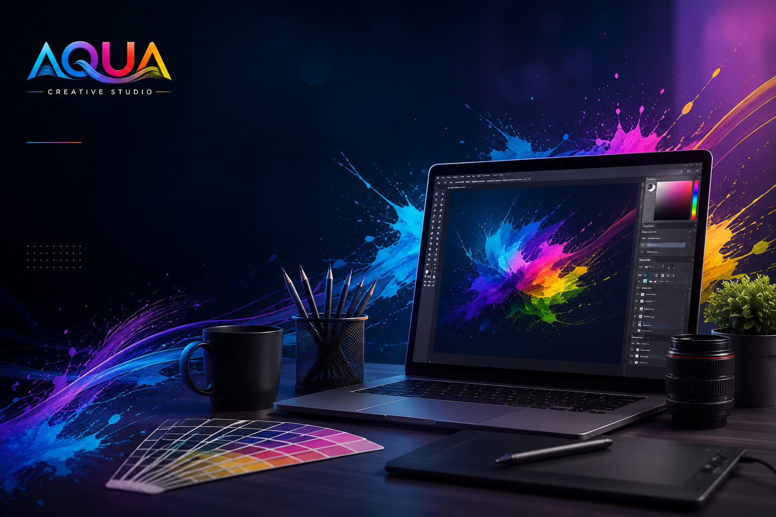 Aqua Creative Studio premium graphic design and branding agency